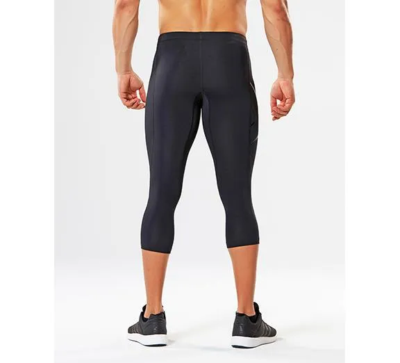 2XU Men's 3/4 Compression Tights  - MA1942B (BLK/NRO)