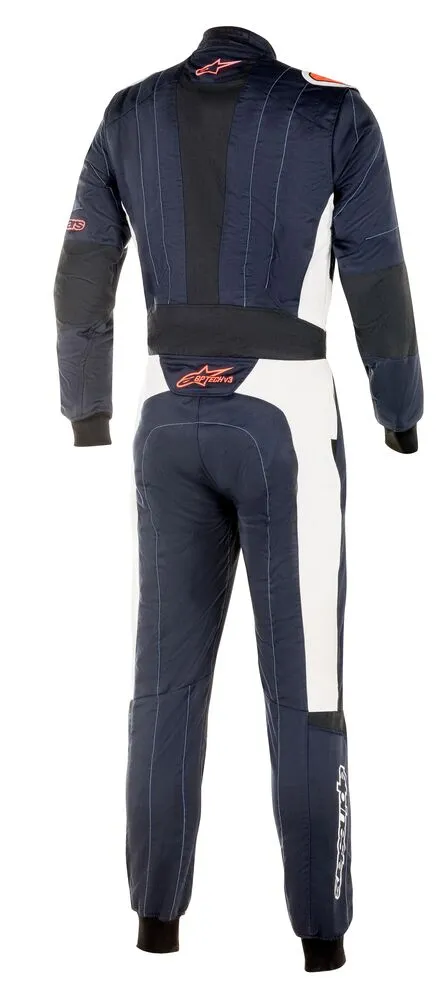 ALPINESTARS 3354020_7134_50 GP TECH v3 Racing suit, FIA 8856-2018, navy blue/red, size 50