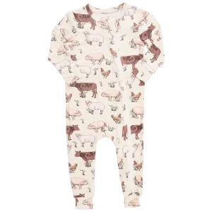 Baby Bamboo Romper - Farm Life