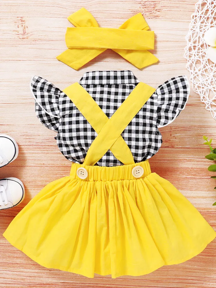 Baby Bright As The Sun Top with Skirt Set