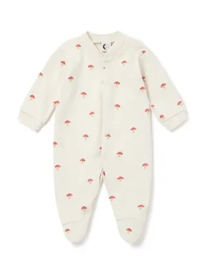 Baby Sleepsuit in Rosy