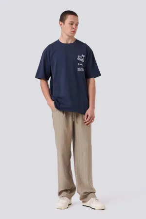 BARNEY COOLS Greco tee - Slate