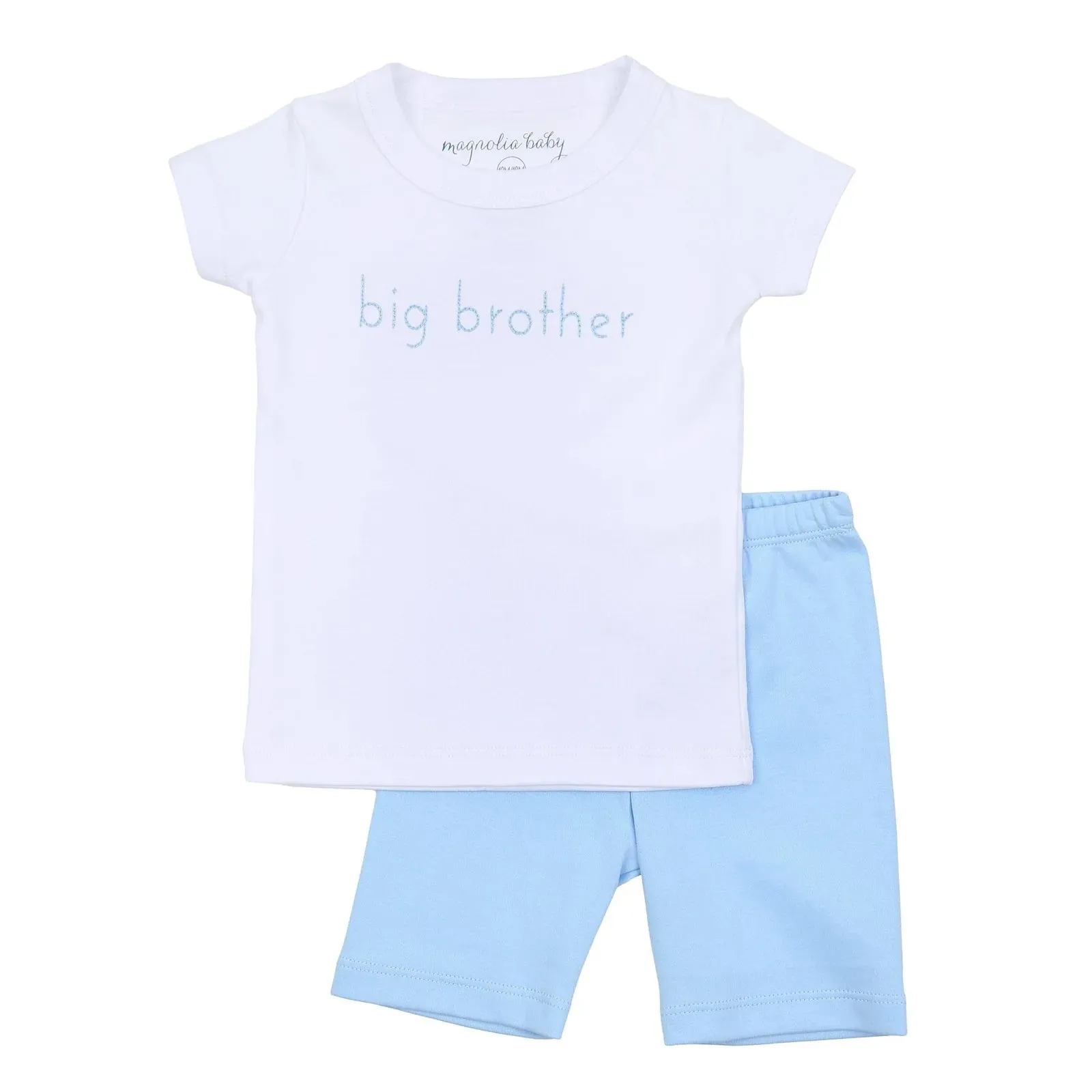 Big Brother Embroidered Short Pajama Set