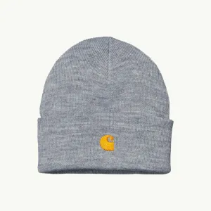 Chase Beanie - Grey Heather/Gold