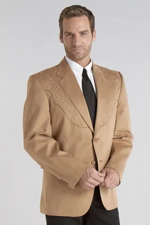 CIRCLE S GALVESTON BOOT-STITCHED MICROSUEDE SPORT COAT STYLE CC6525A-26