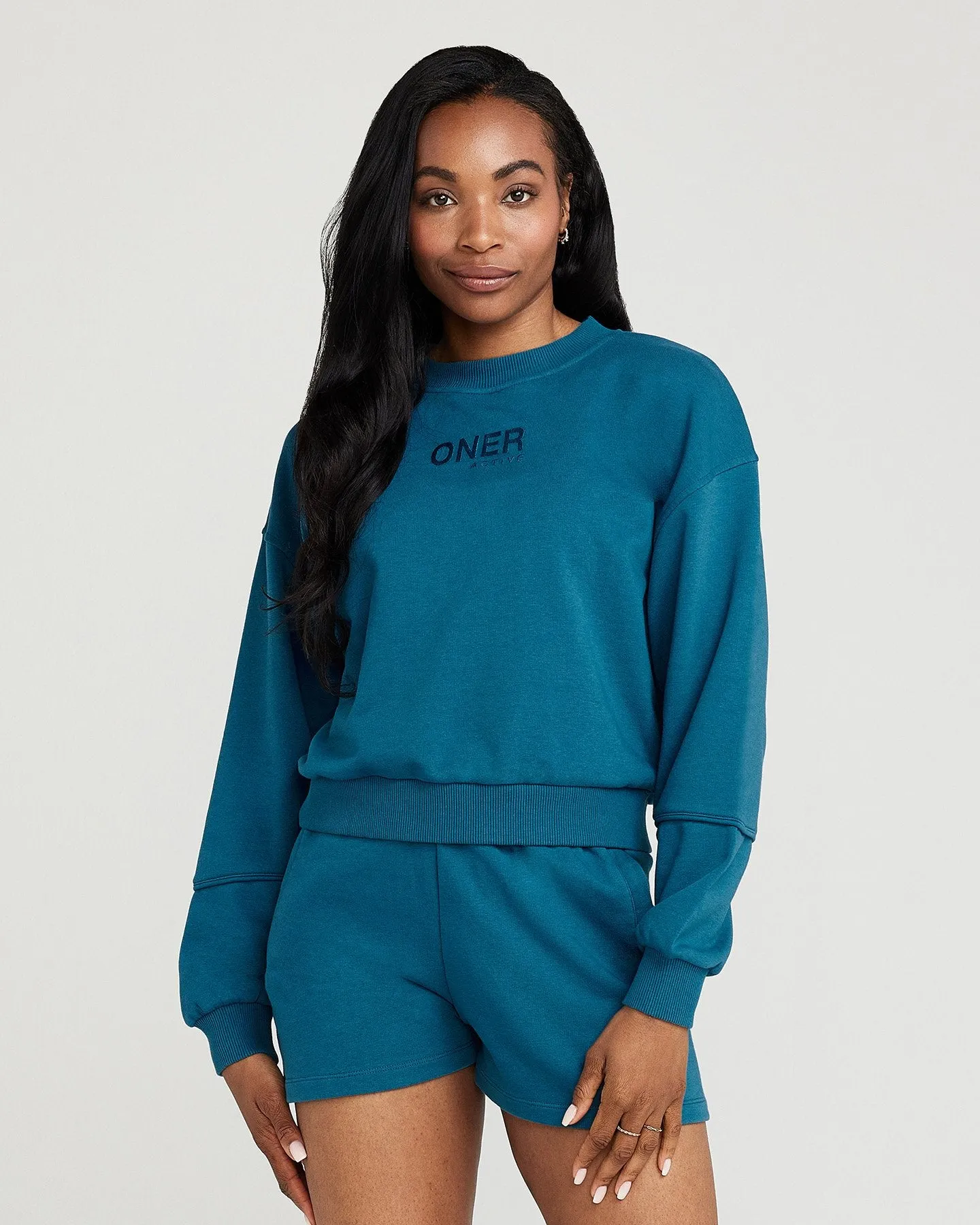 Classic Lounge Crew Neck | Ocean Teal