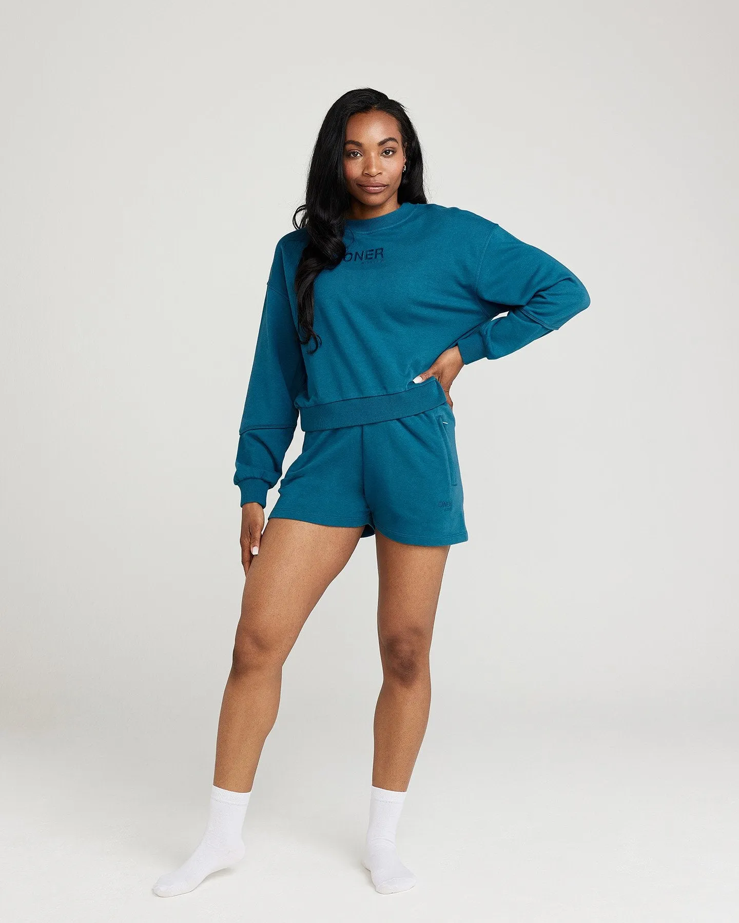 Classic Lounge Crew Neck | Ocean Teal