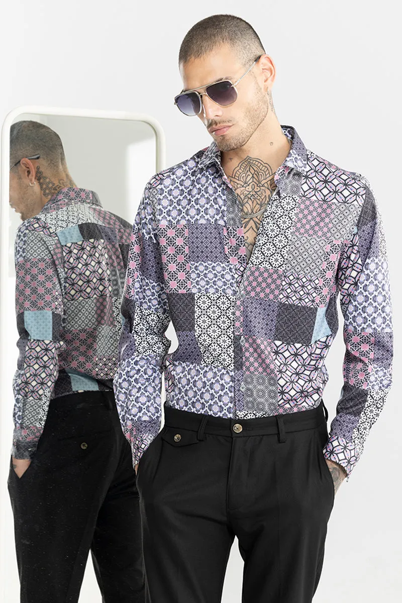 Clique Motif Grey Shirt