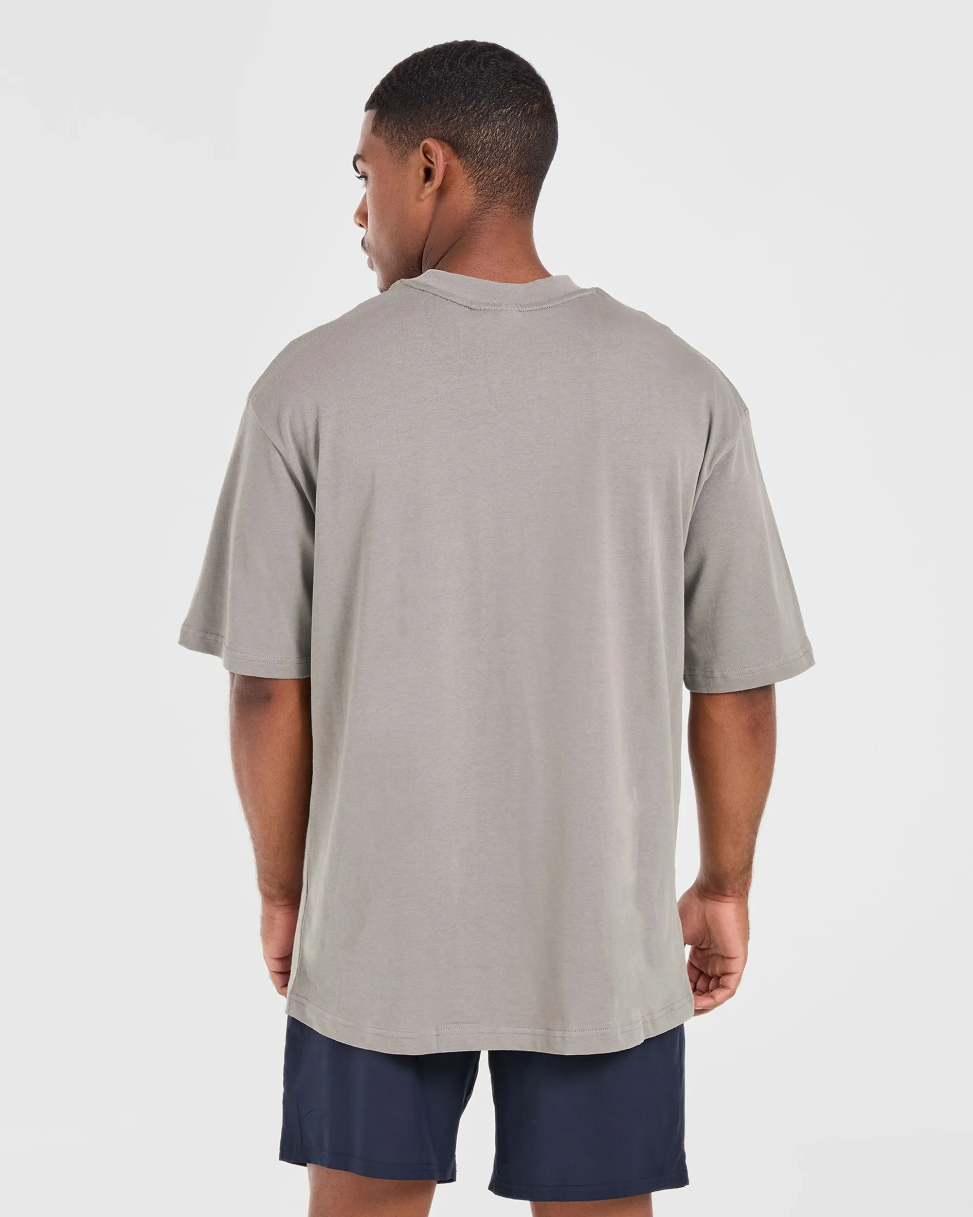 Craft Oversized T Shirt - Fog