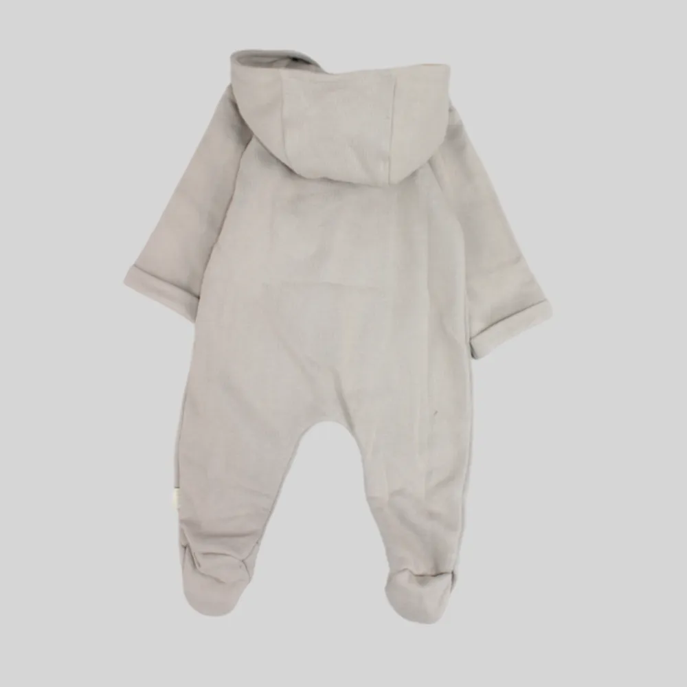 Cute Little Dino Long-Sleeved Hooded Baby Footie