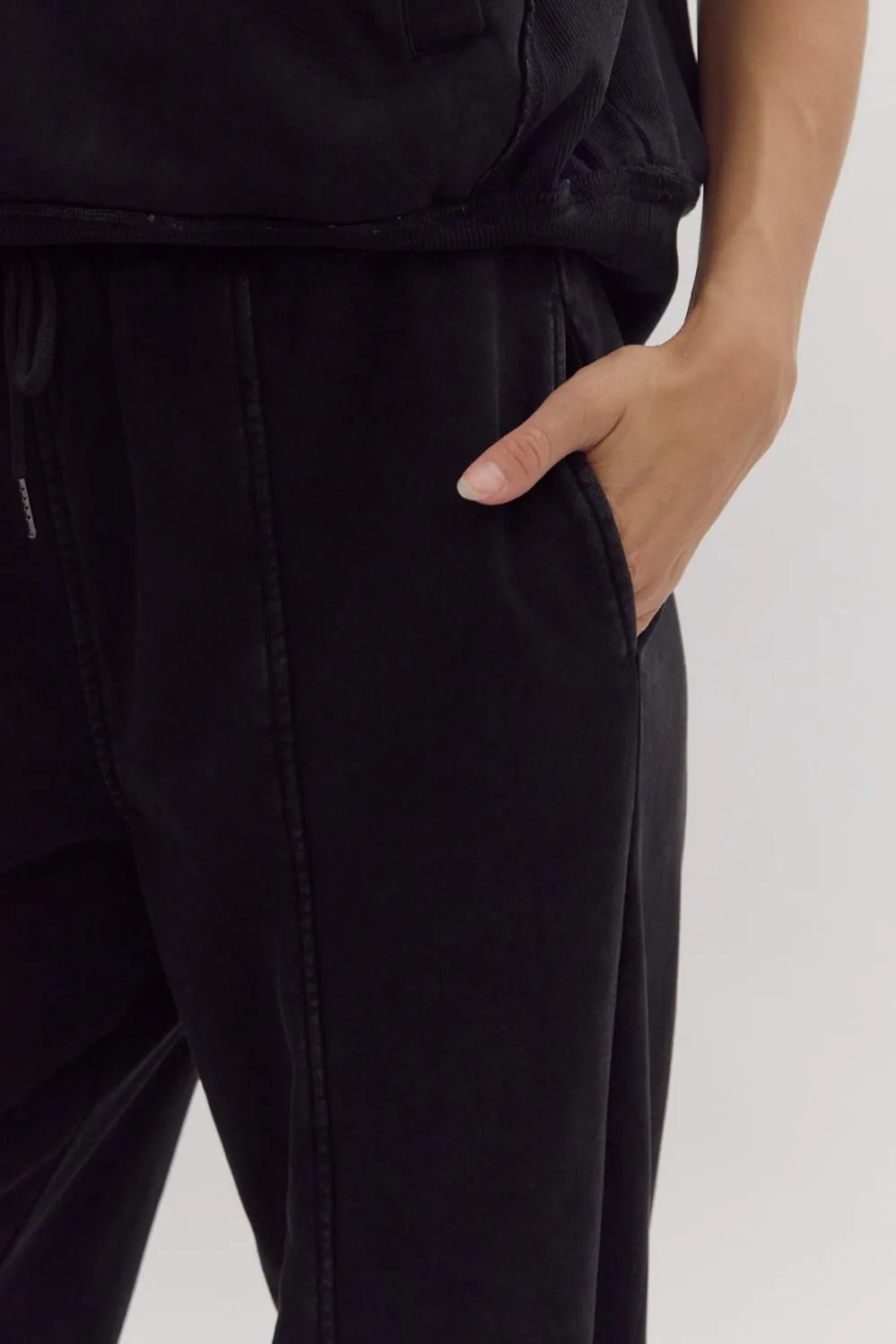 Deluxe Athleisure Set Pants - Black