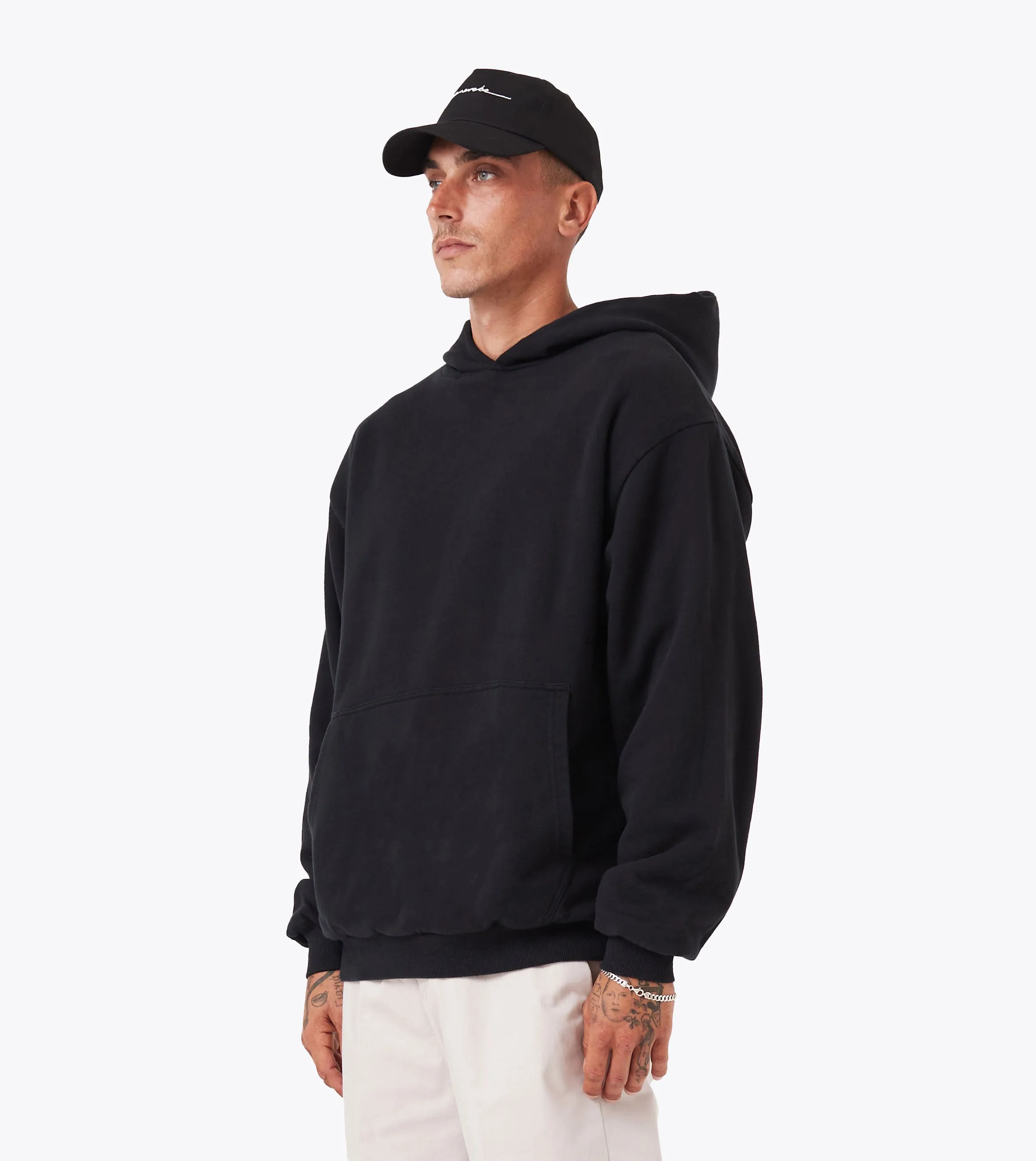 Double Down Hoodie Black