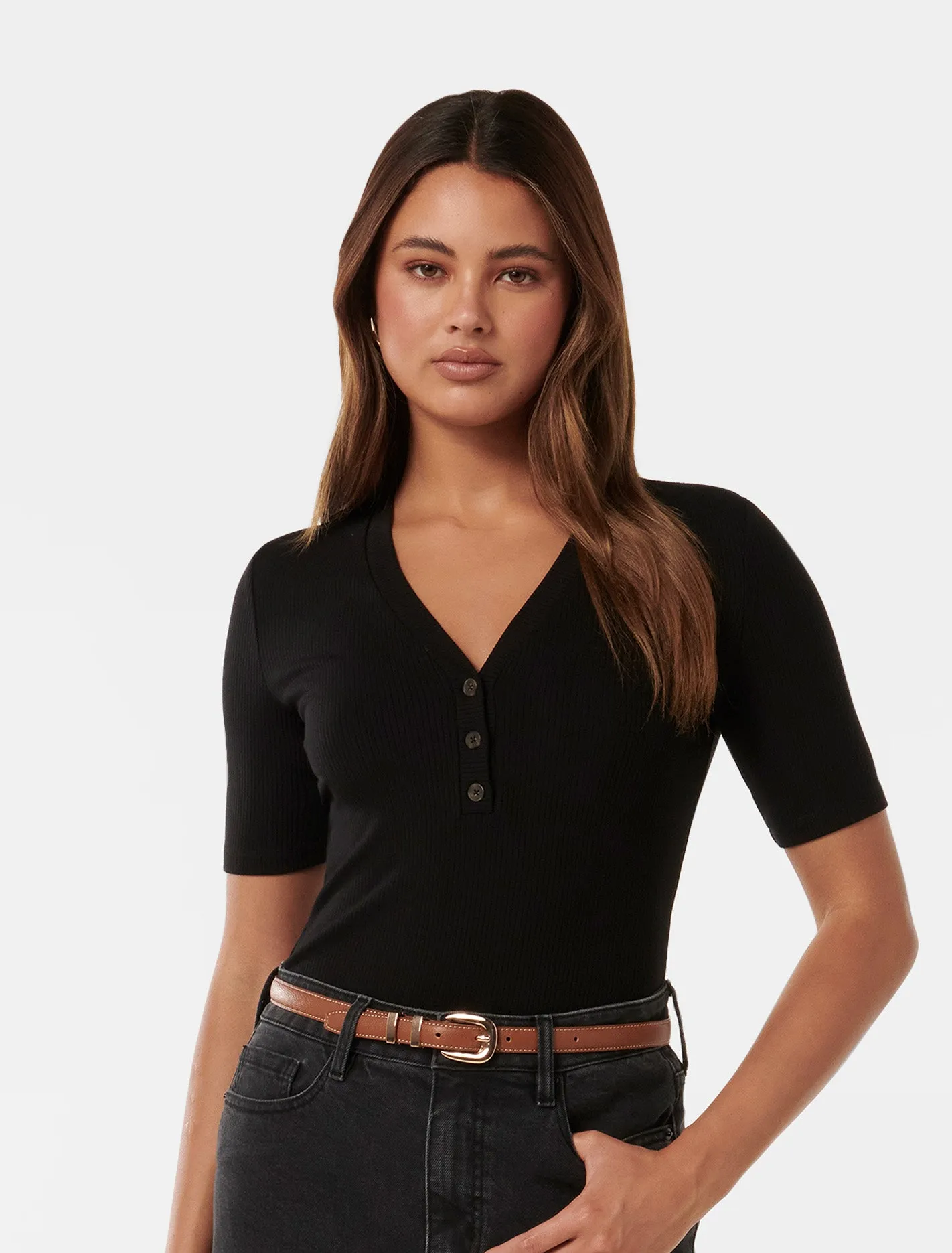 Elaine Button Up Top