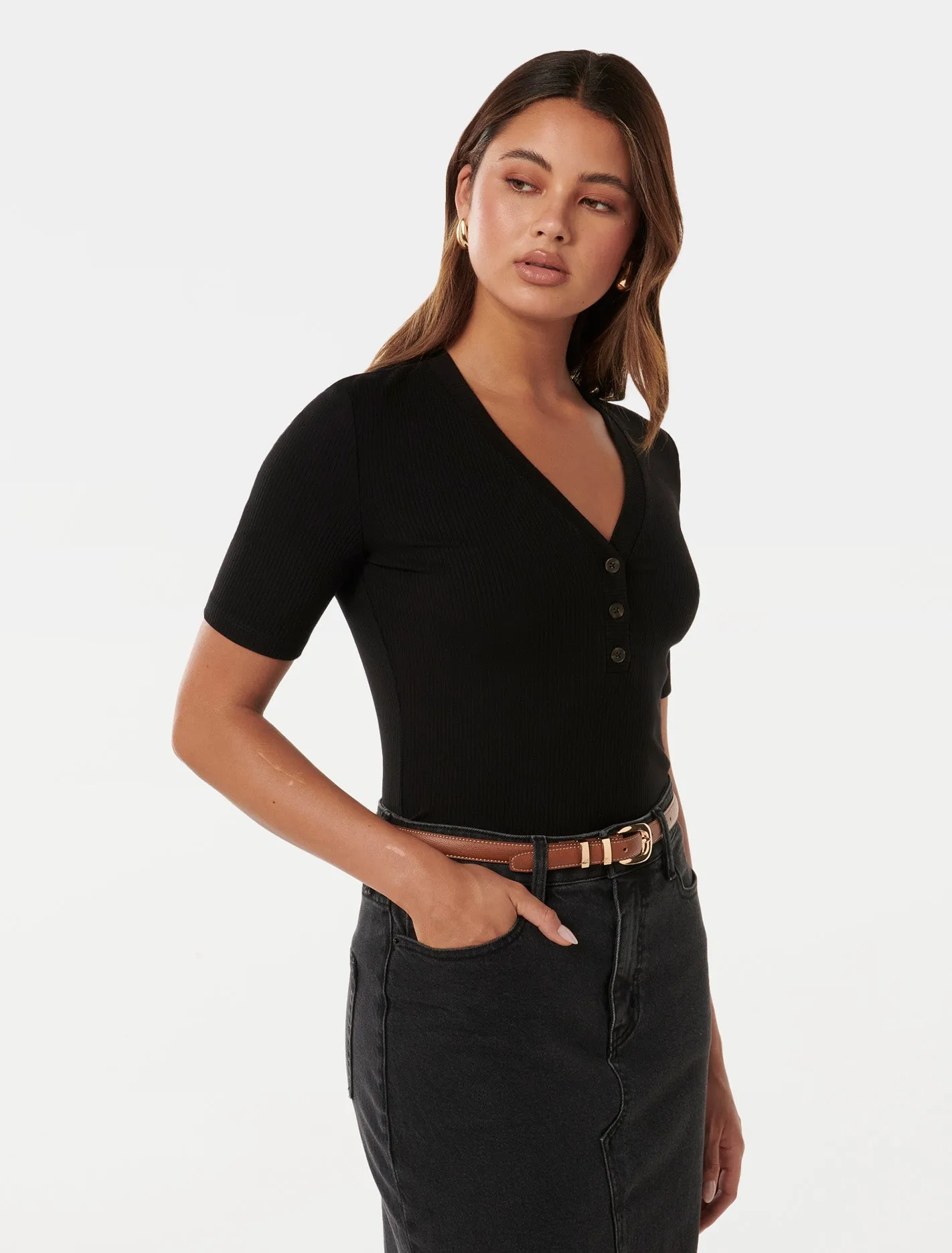 Elaine Button Up Top