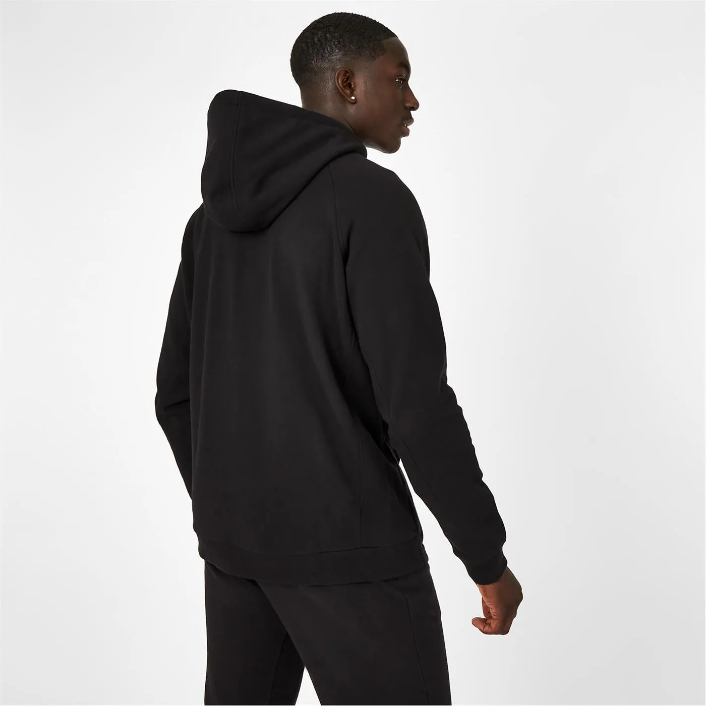 EVLST Black Zip Up Hoodie