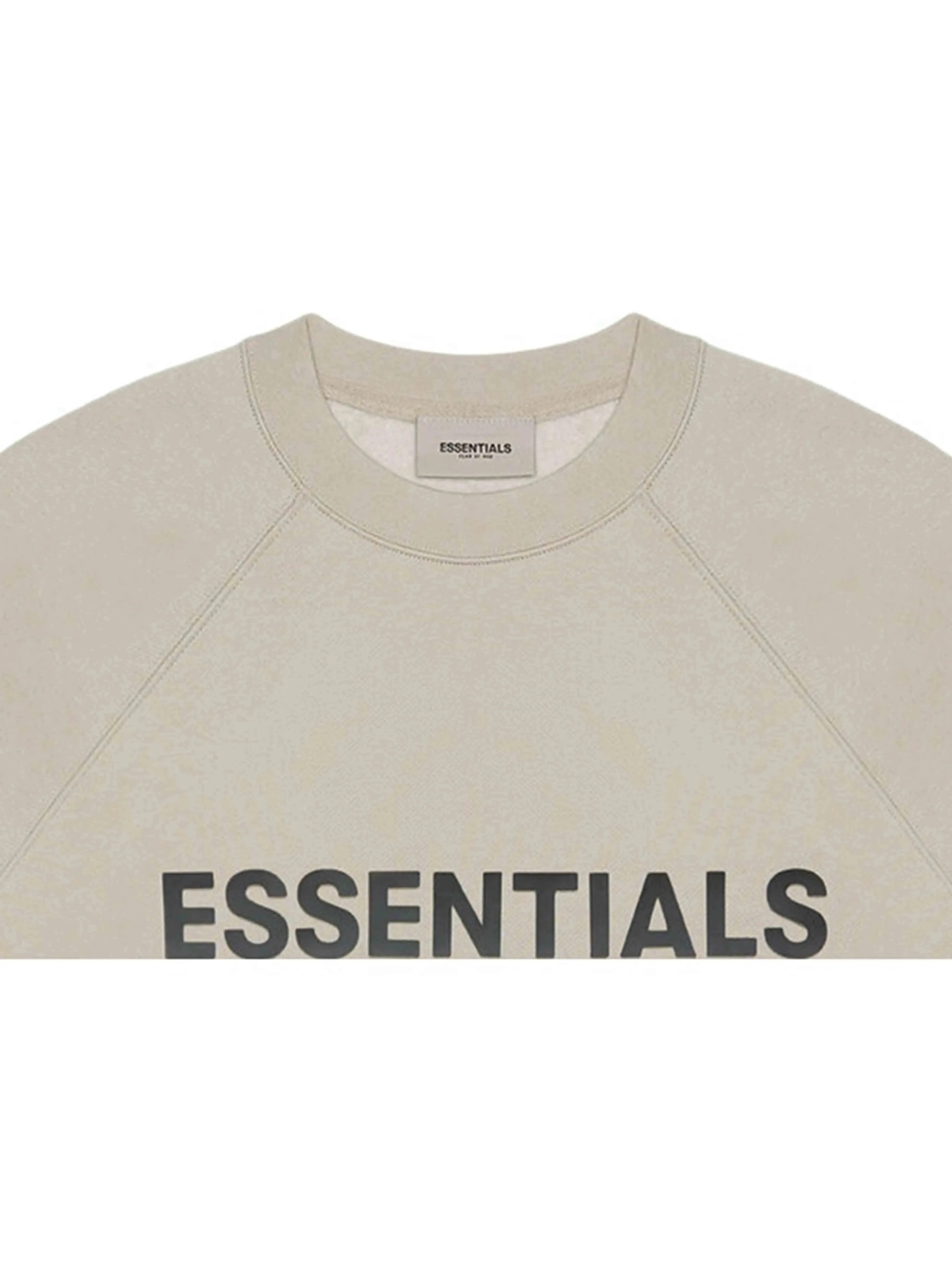 Fear Of God Essentials 3D Applique Logo Crewneck String/Tan [SS20]