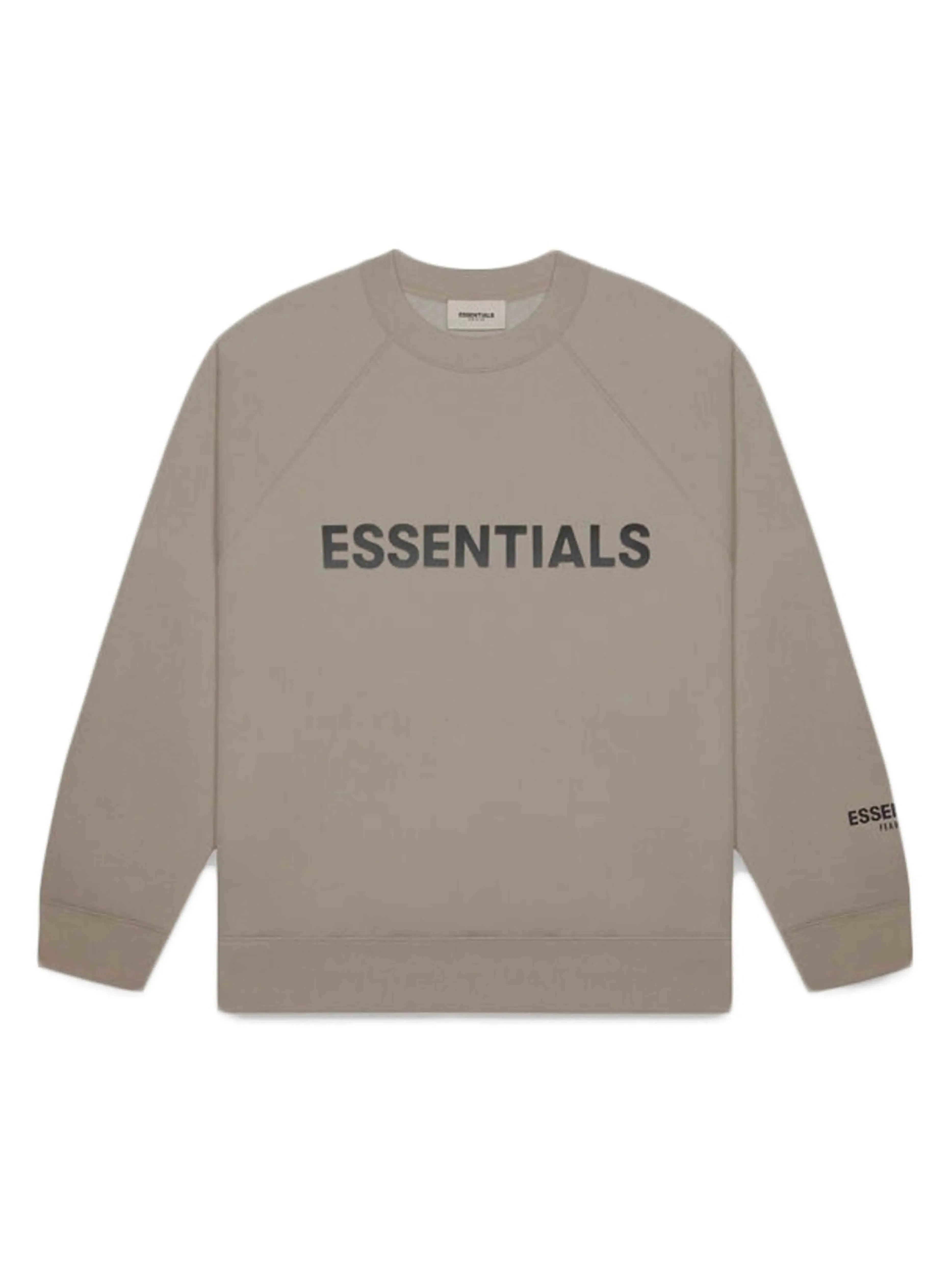 Fear Of God Essentials Applique Logo Crewneck Taupe [FW20]