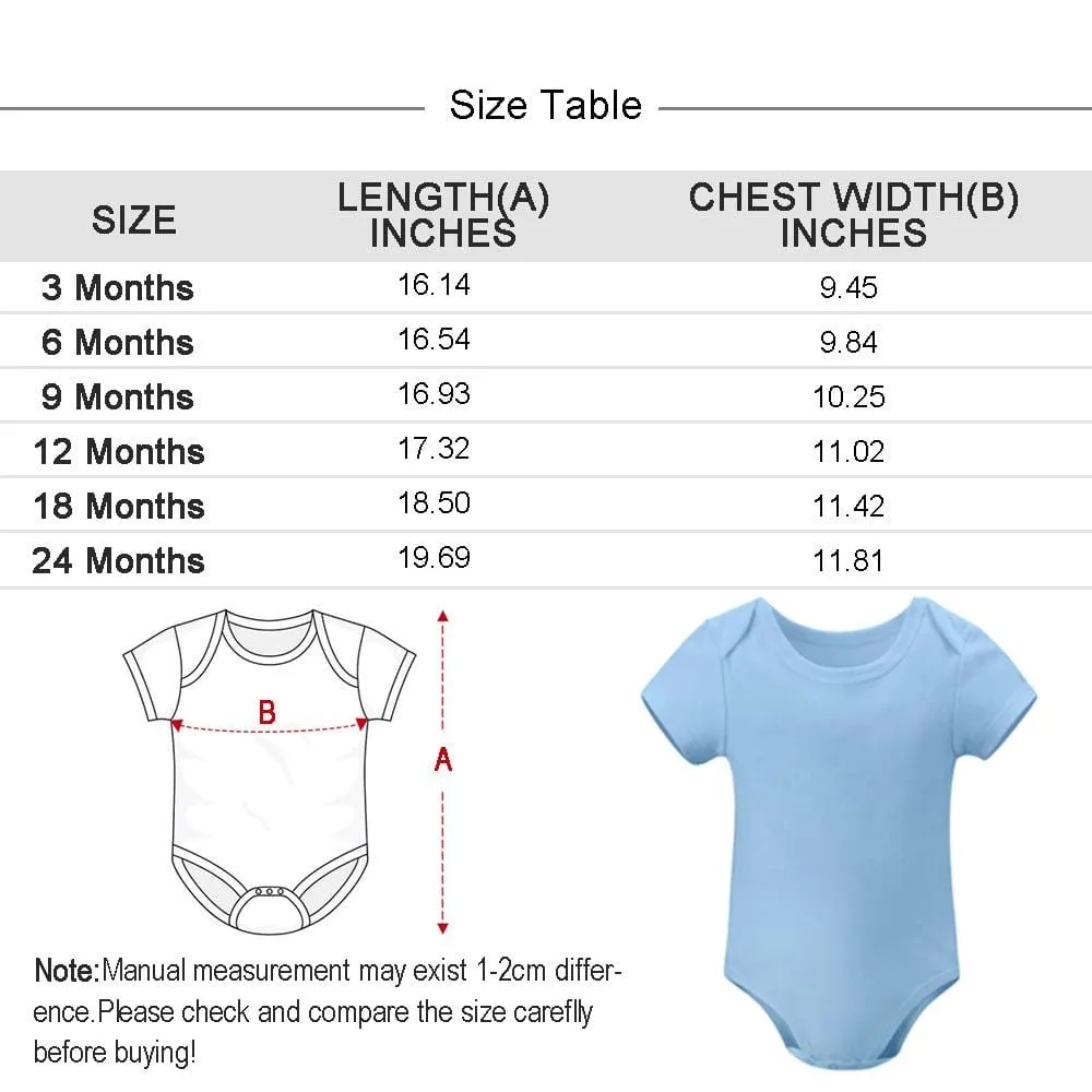 #For 3M-2T Custom Face My Darling Bubble Romper Baby Jumpsuit Personalized Newborn Baby Bodysuit Girls Boys