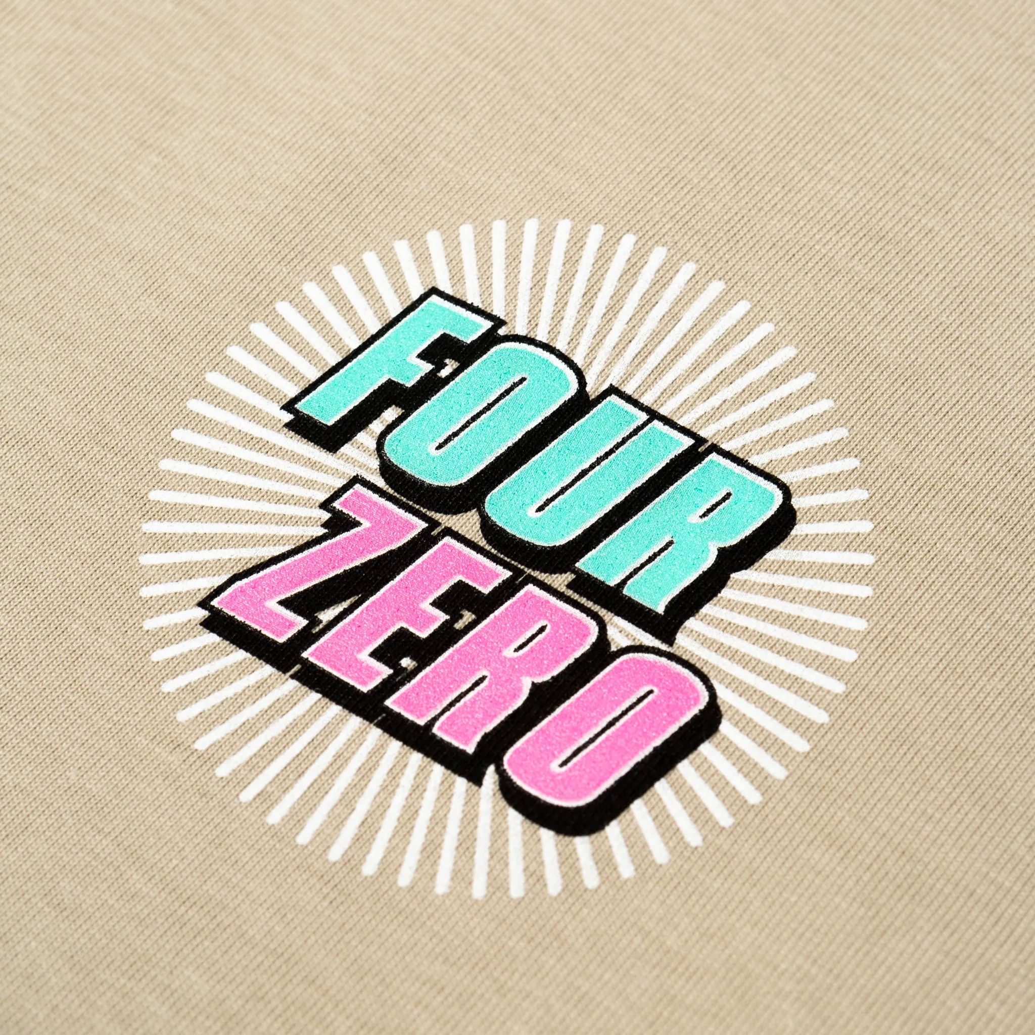 Four Zero Powder Tee (Beige Dust)