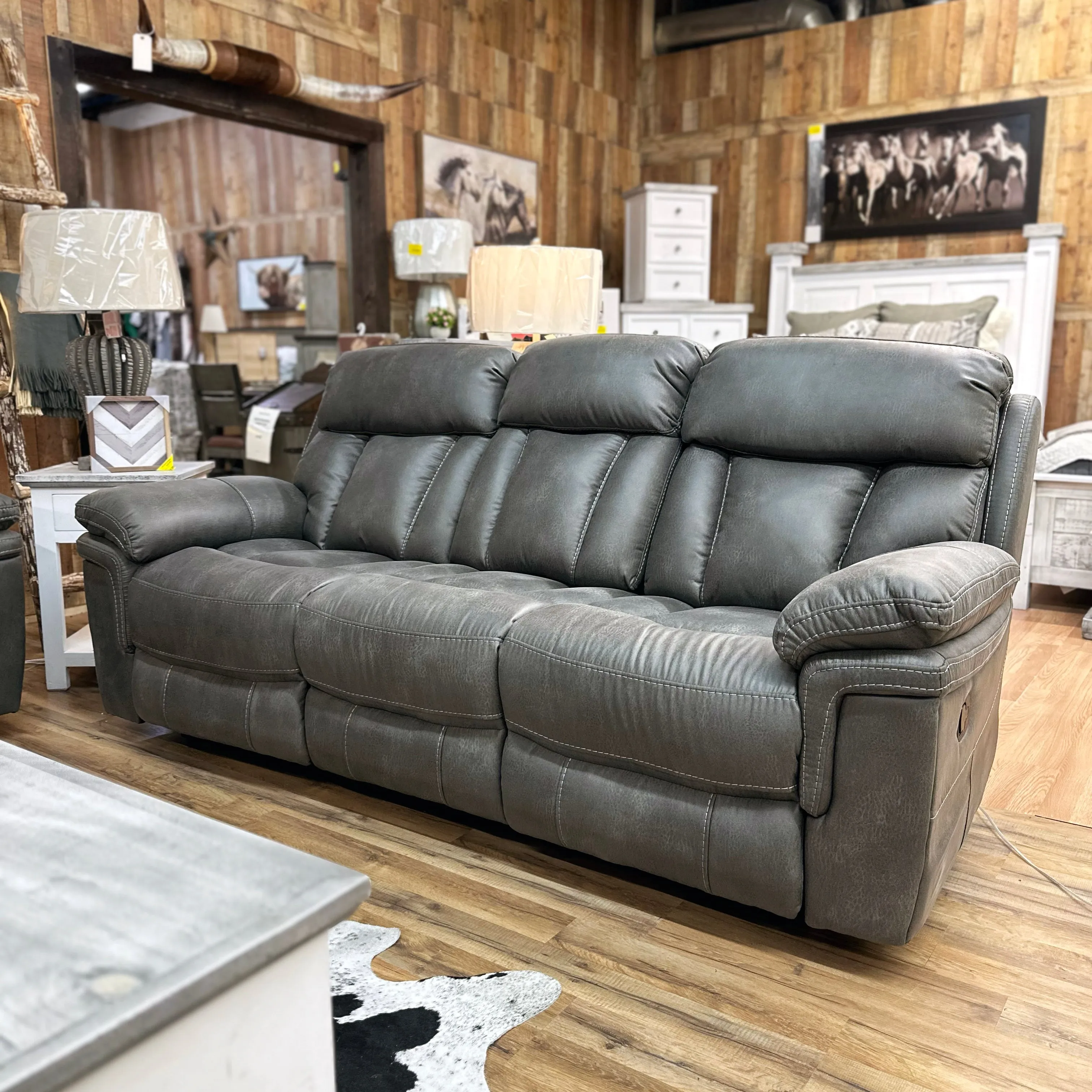 Granite Reclining Sofa Set