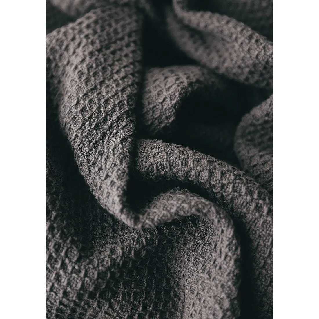 Grey Organic Cotton Throw