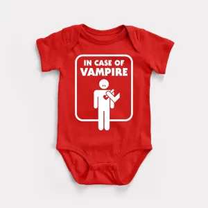 In Case Of Vampire Baby Bodysuit