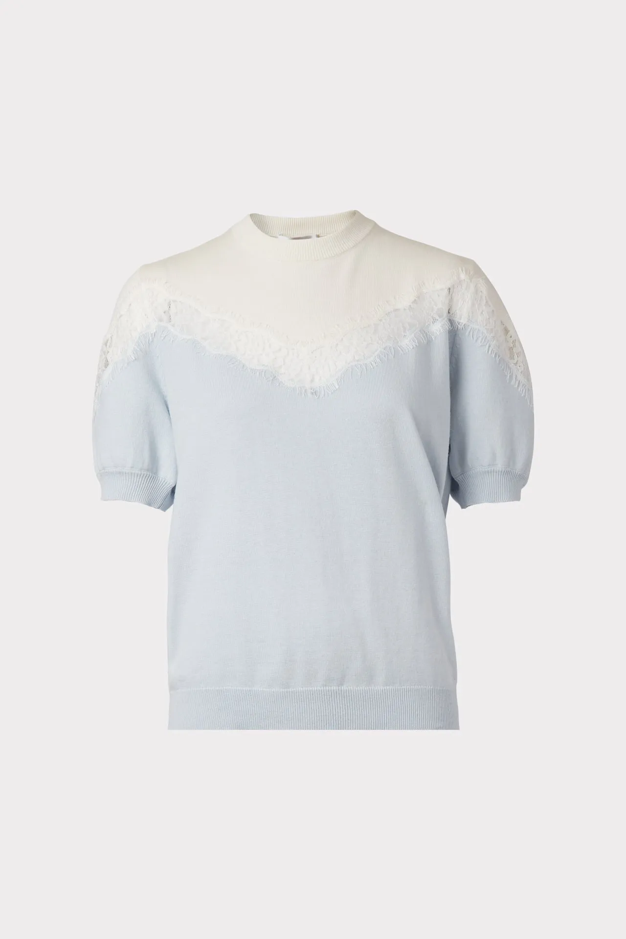 Lace Inset Pullover