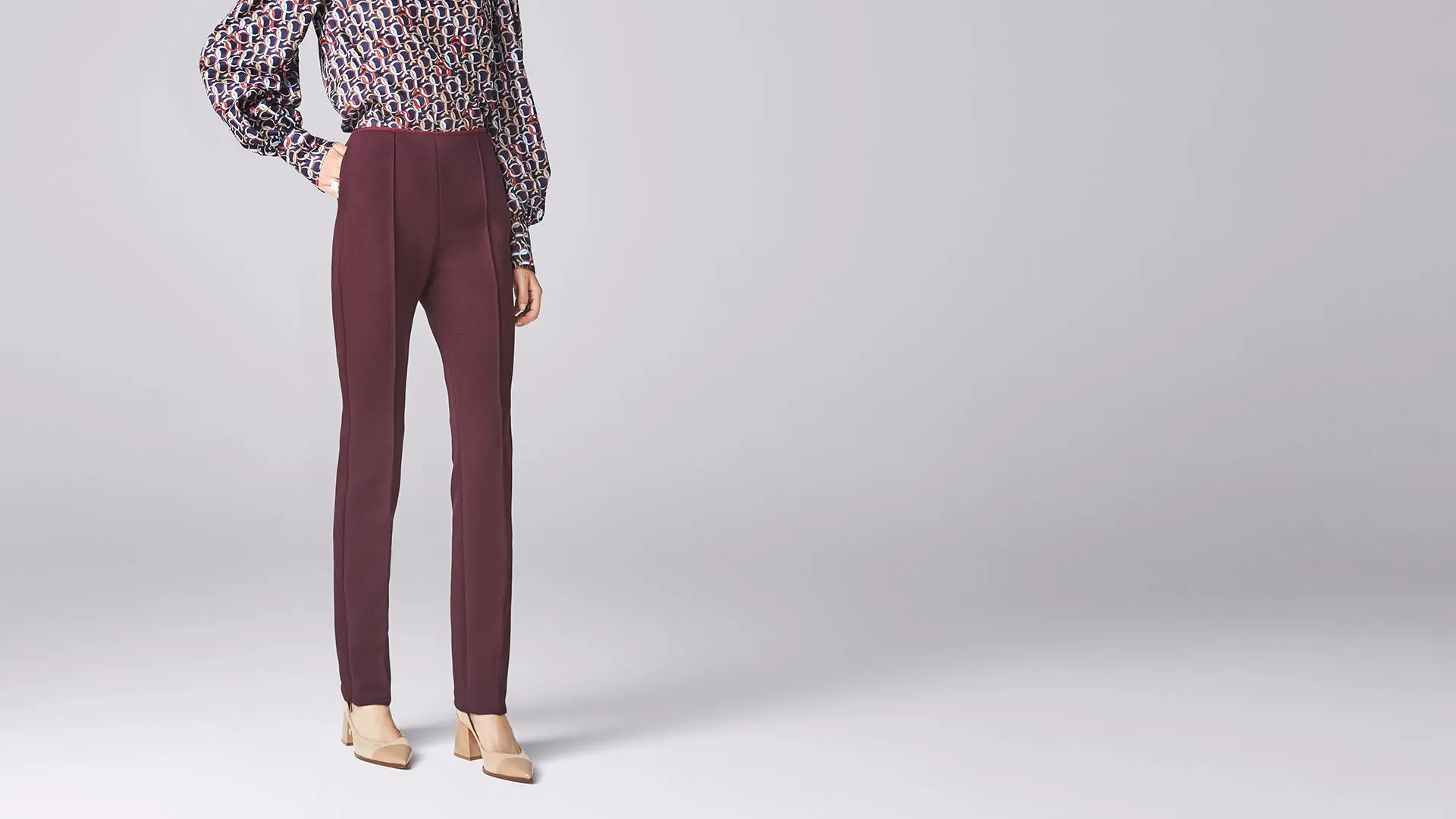 Lounge Pant in Mulberry