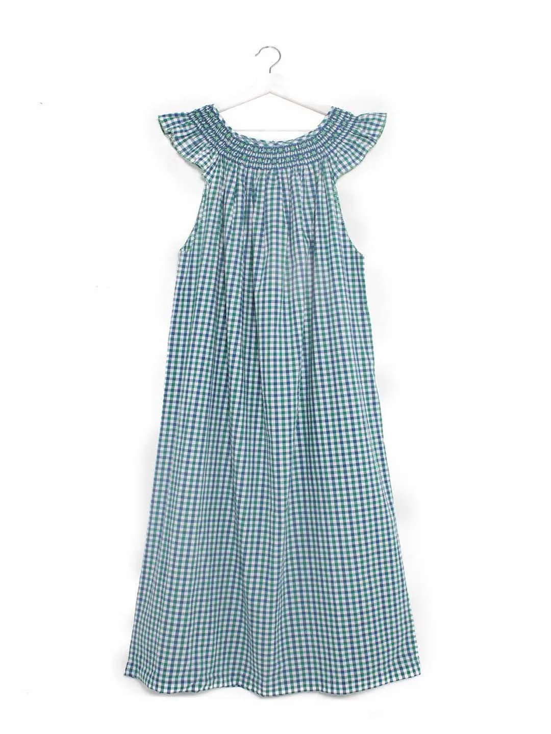 Malagasy cotton smocked nightdress