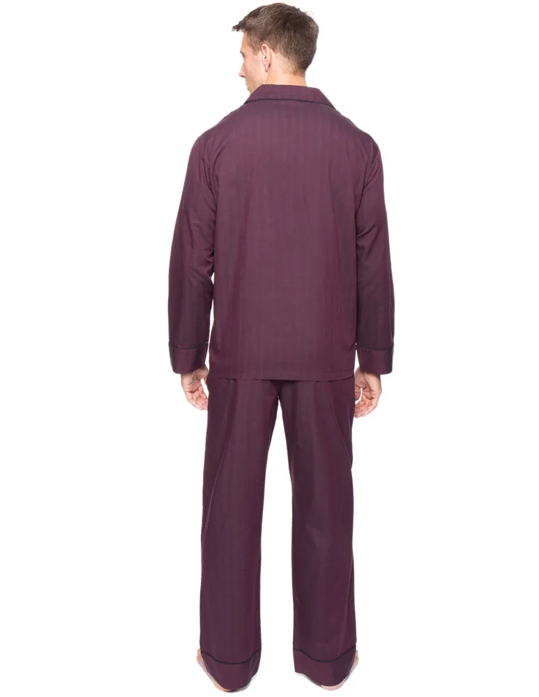 Men's Premium 100% Cotton Woven Pajama Sleepwear Set