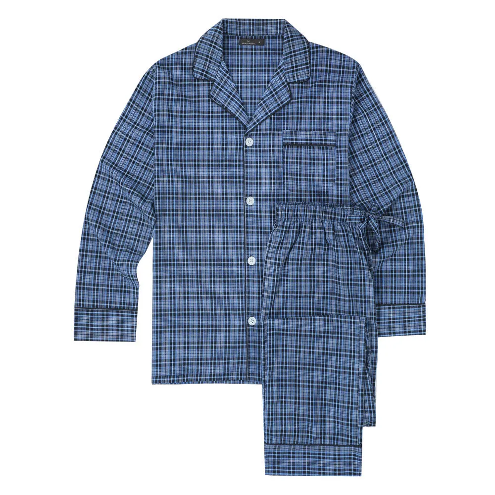 Men's Premium 100% Cotton Woven Pajama Sleepwear Set