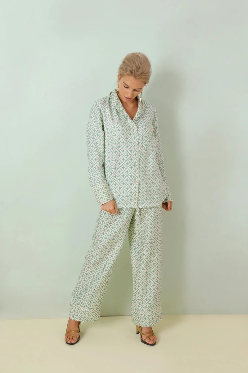 Mulberry Silk Pyjamas - Leh Sage