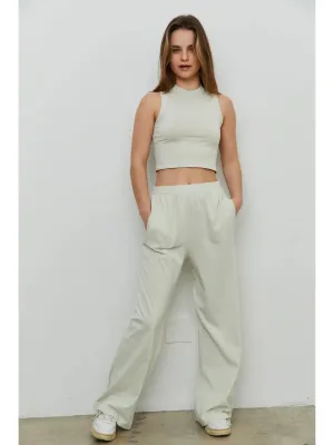 Organic Cotton Lounge Pants | Eucalyptus  Mist