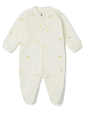 Organic Duckling Baby Sleepsuit