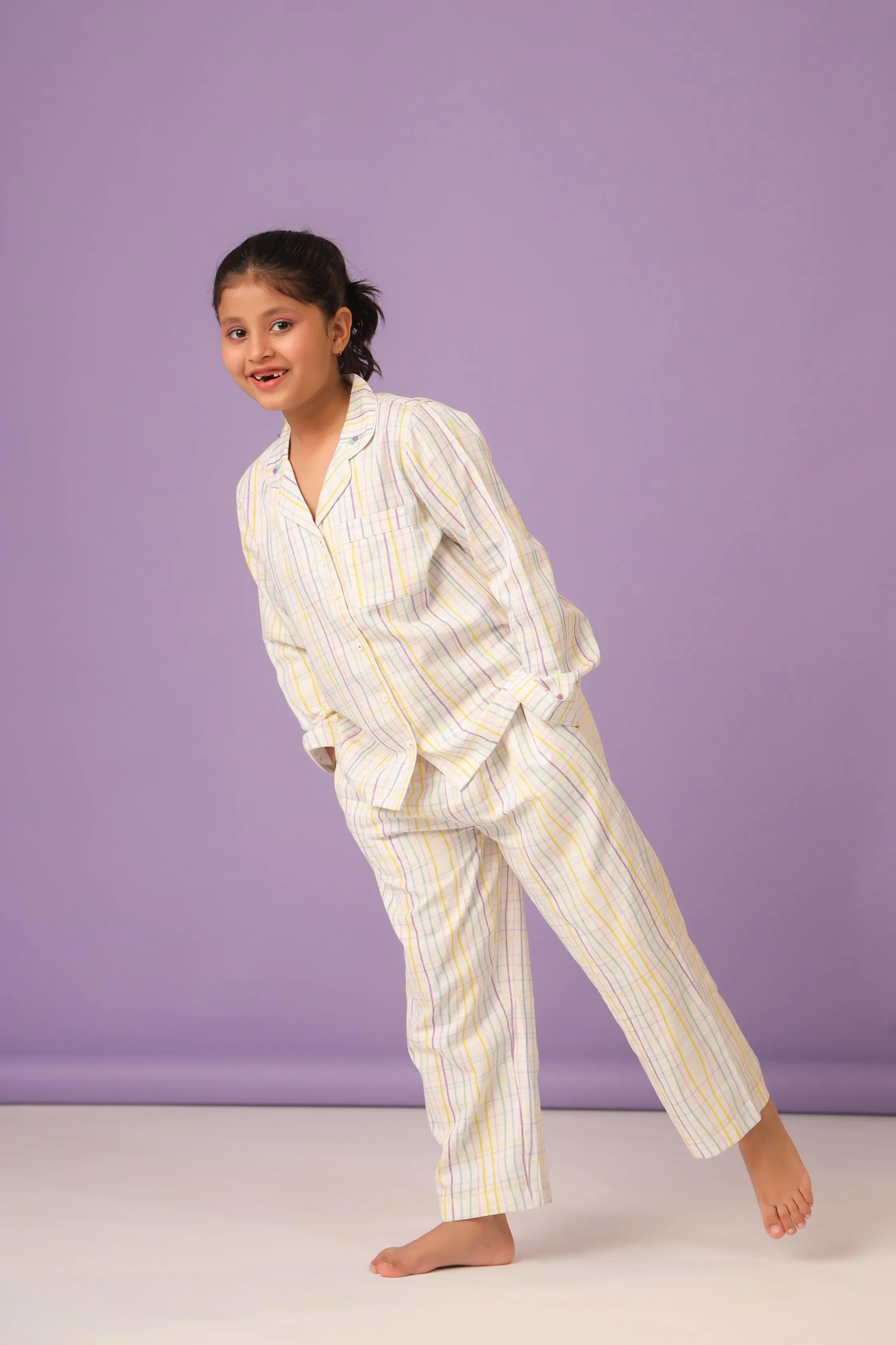 Pastel Stripes PJ Set