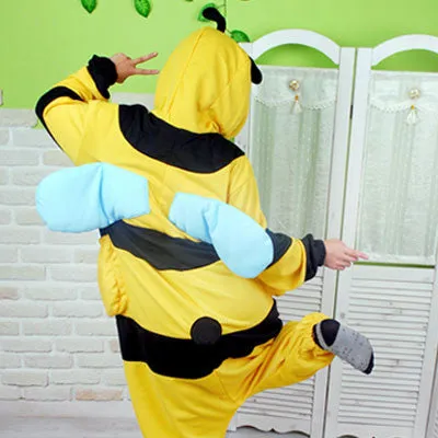 PITaPATs kids onesie animal jumpsuit costume - long sleeve bumblebee