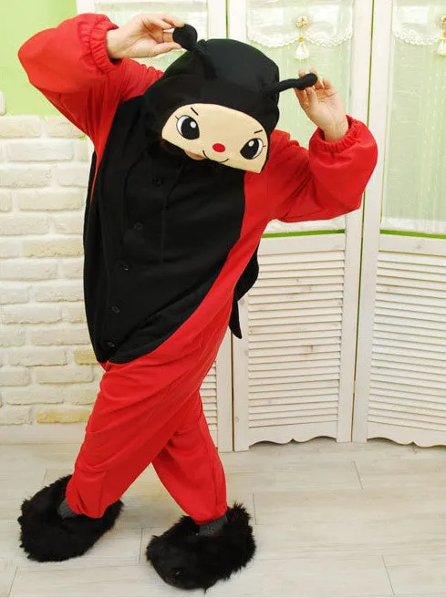 PITaPATs onesie animal jumpsuit costume - long sleeve ladybug