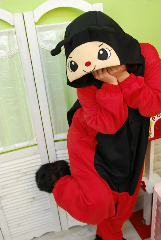 PITaPATs onesie animal jumpsuit costume - long sleeve ladybug