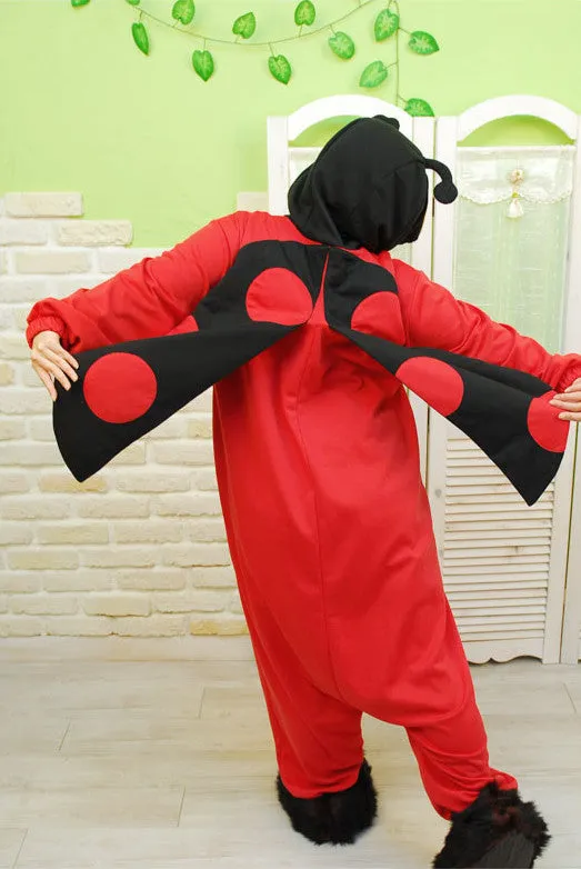 PITaPATs onesie animal jumpsuit costume - long sleeve ladybug