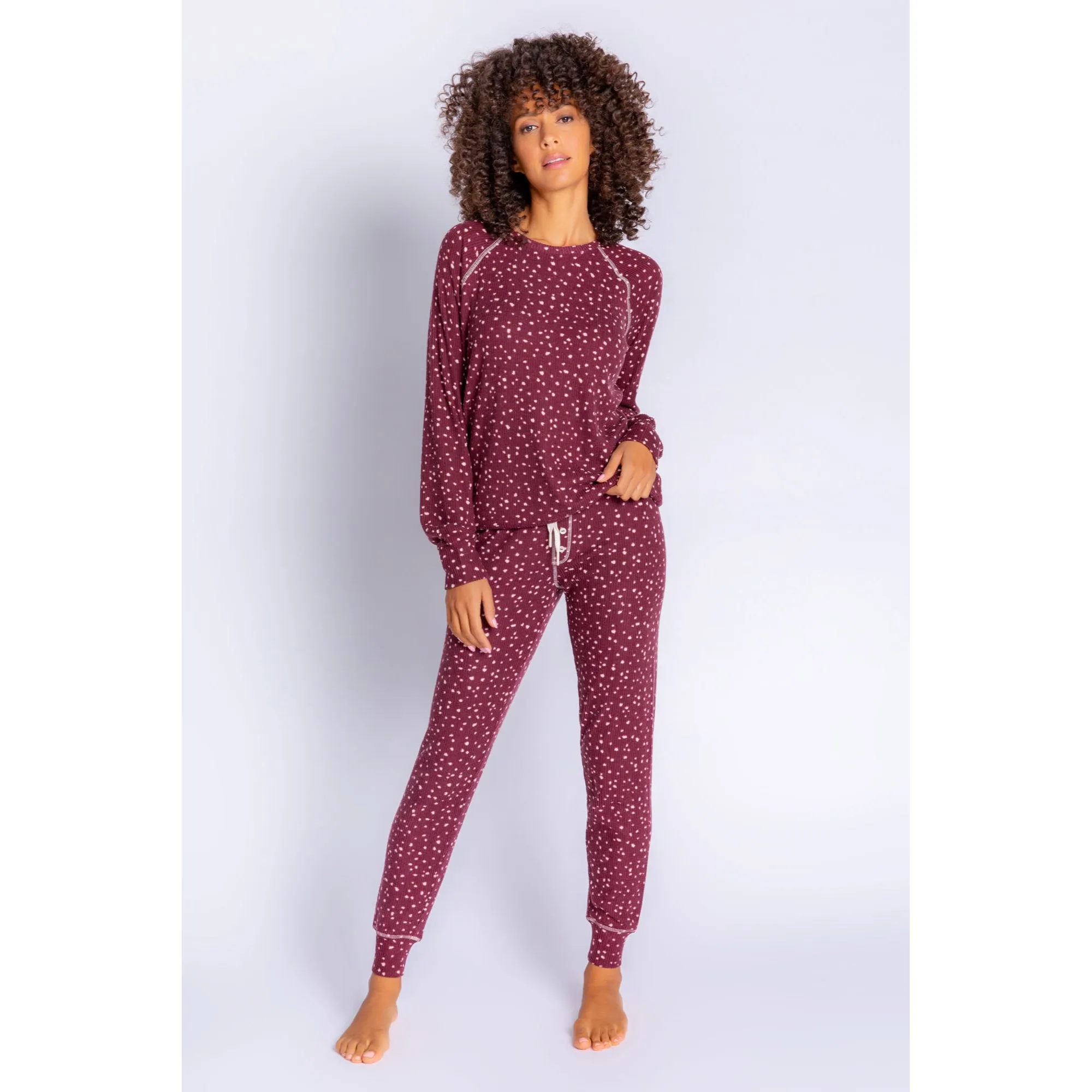 PJ Salvage Women's My Friend Spot Top - PORT