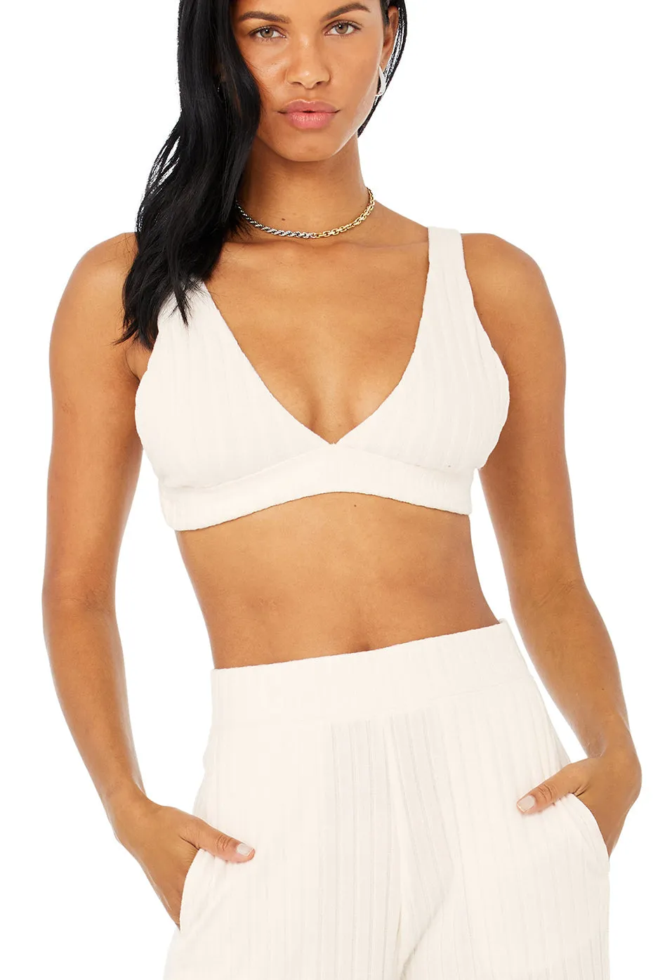 Ribbed Take Comfort Bra - Ivory