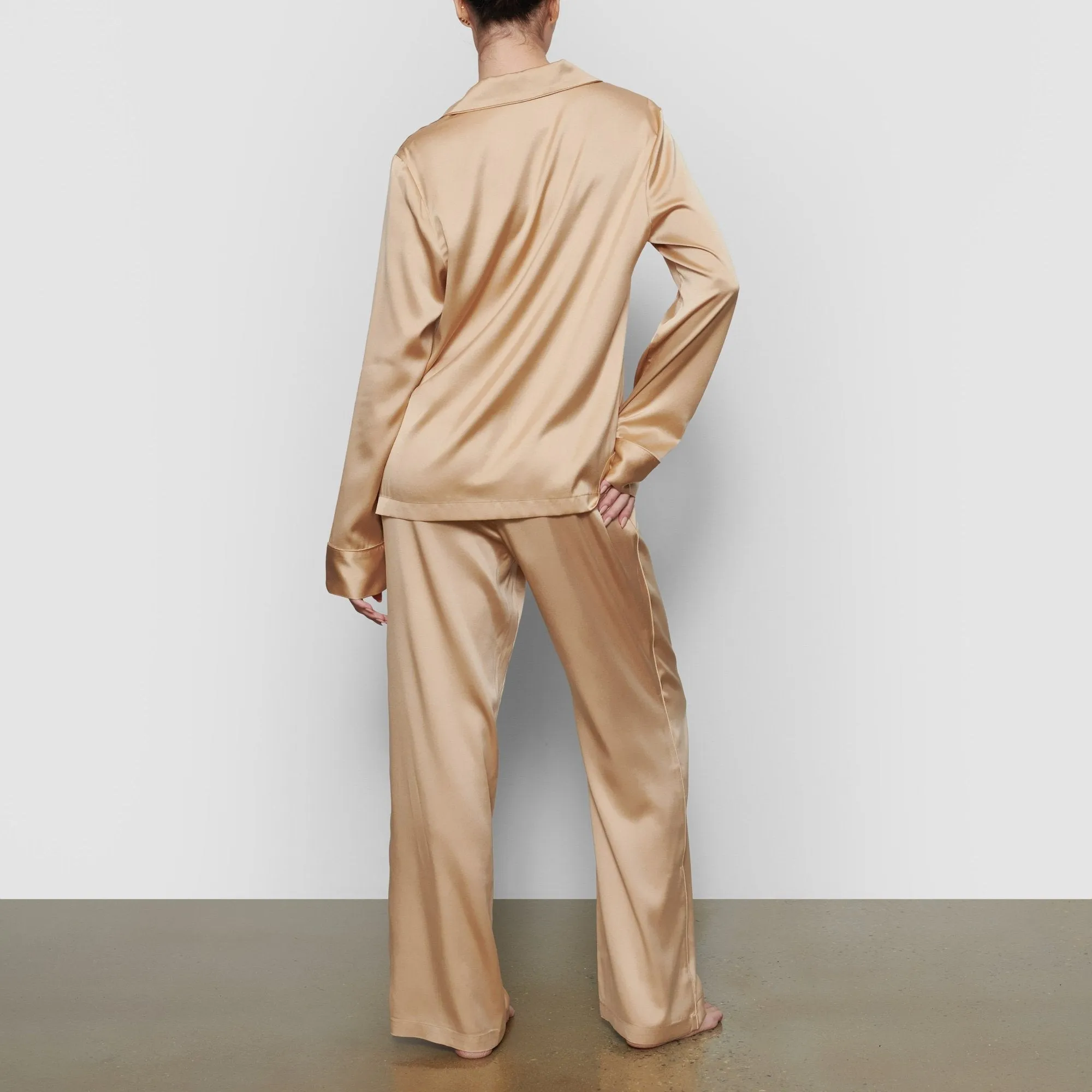 SILK SLEEP PANT | HONEY