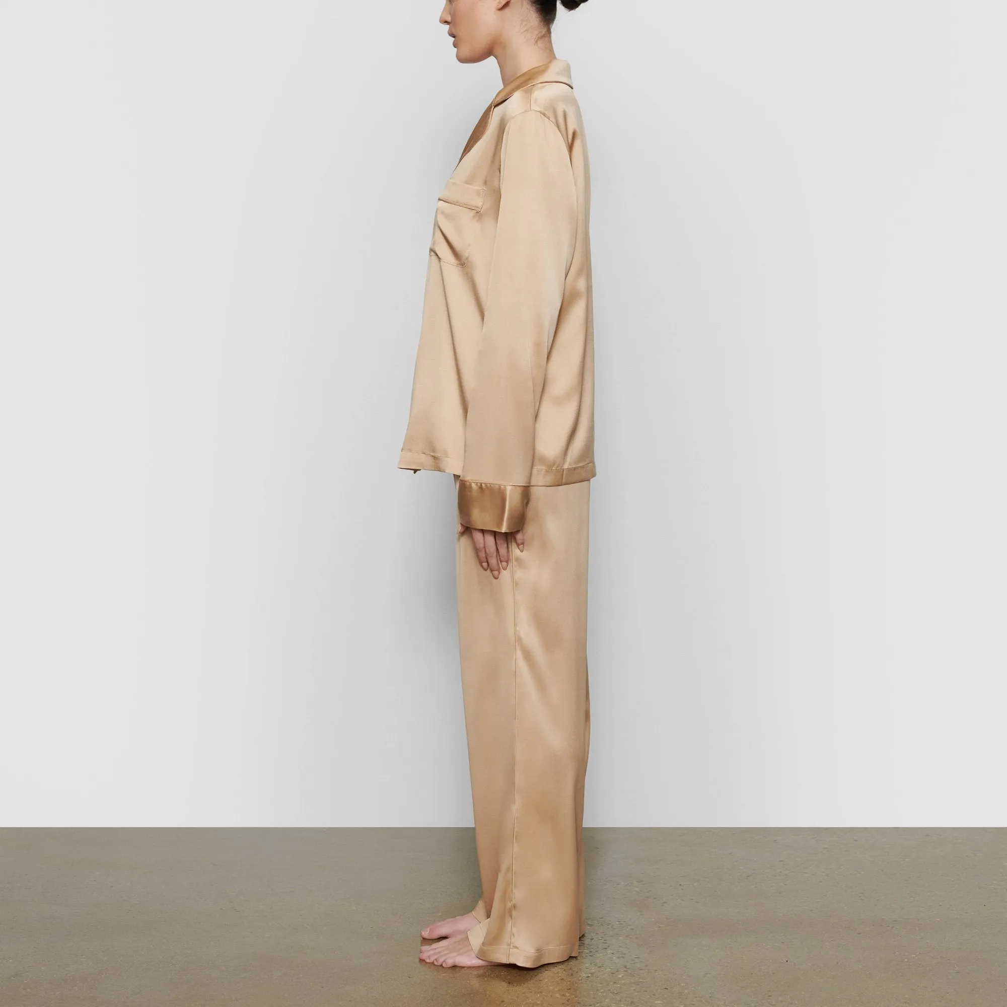 SILK SLEEP PANT | HONEY