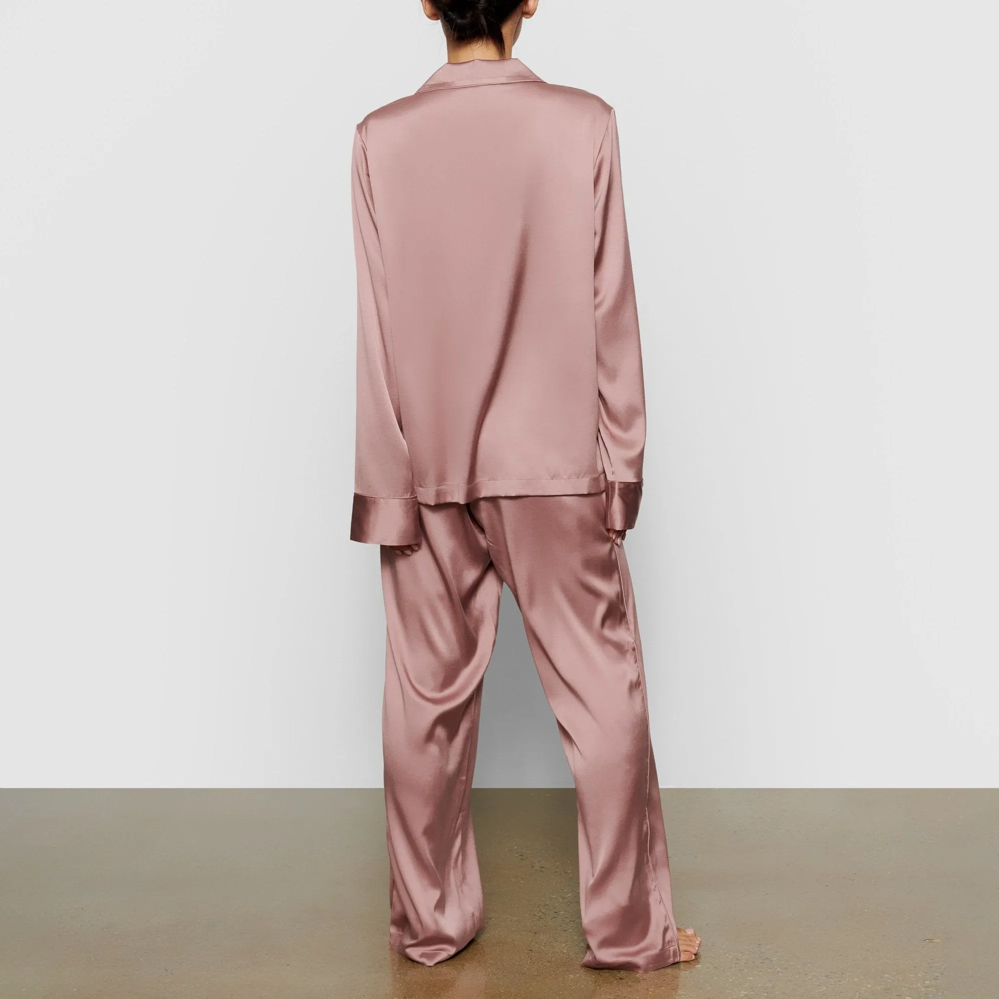 SILK SLEEP PANT | ROSE