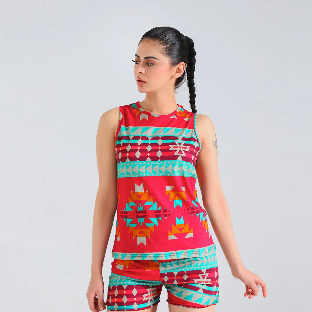 Slub Tribal Short Set