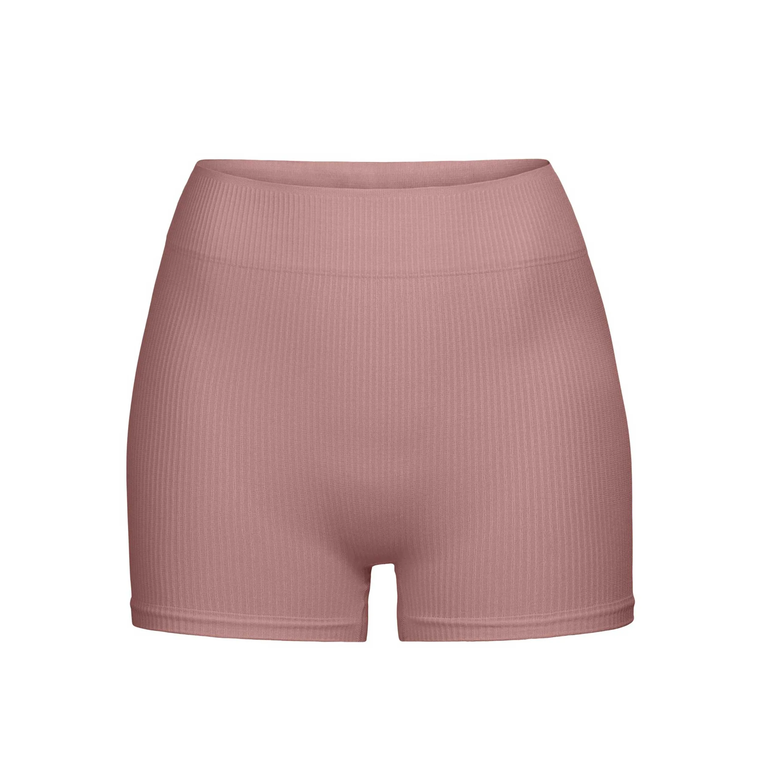 STRETCH RIB SHORT | ROSE CLAY