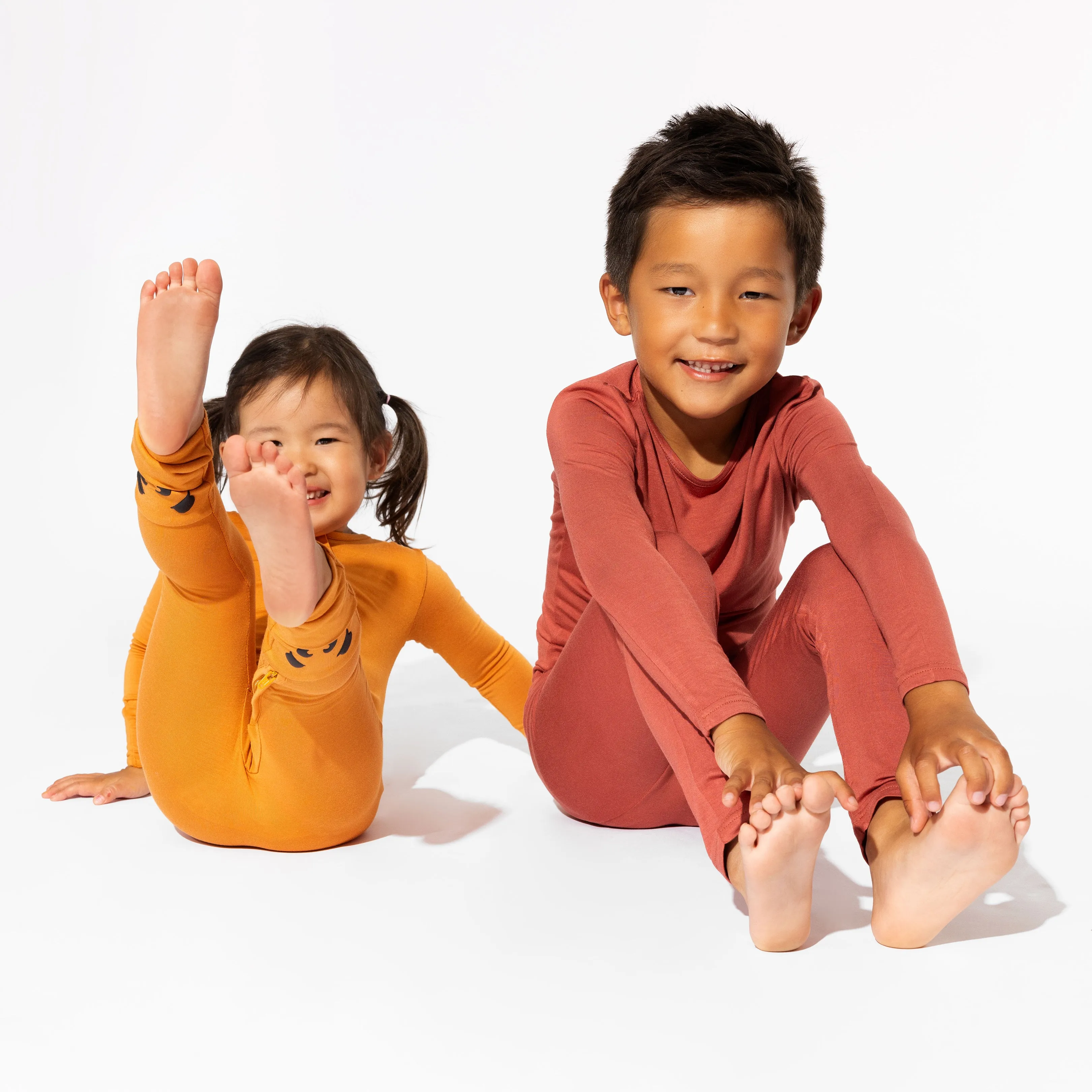 Terracotta Bamboo Kids Pajamas