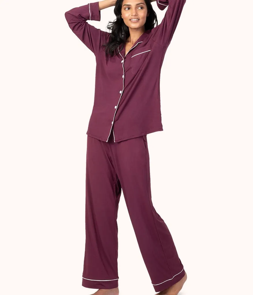 The All-Day Lounge Pant: Plum