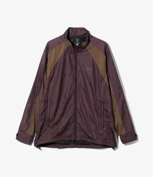 Track Jacket – Bordeaux Nylon Taffeta