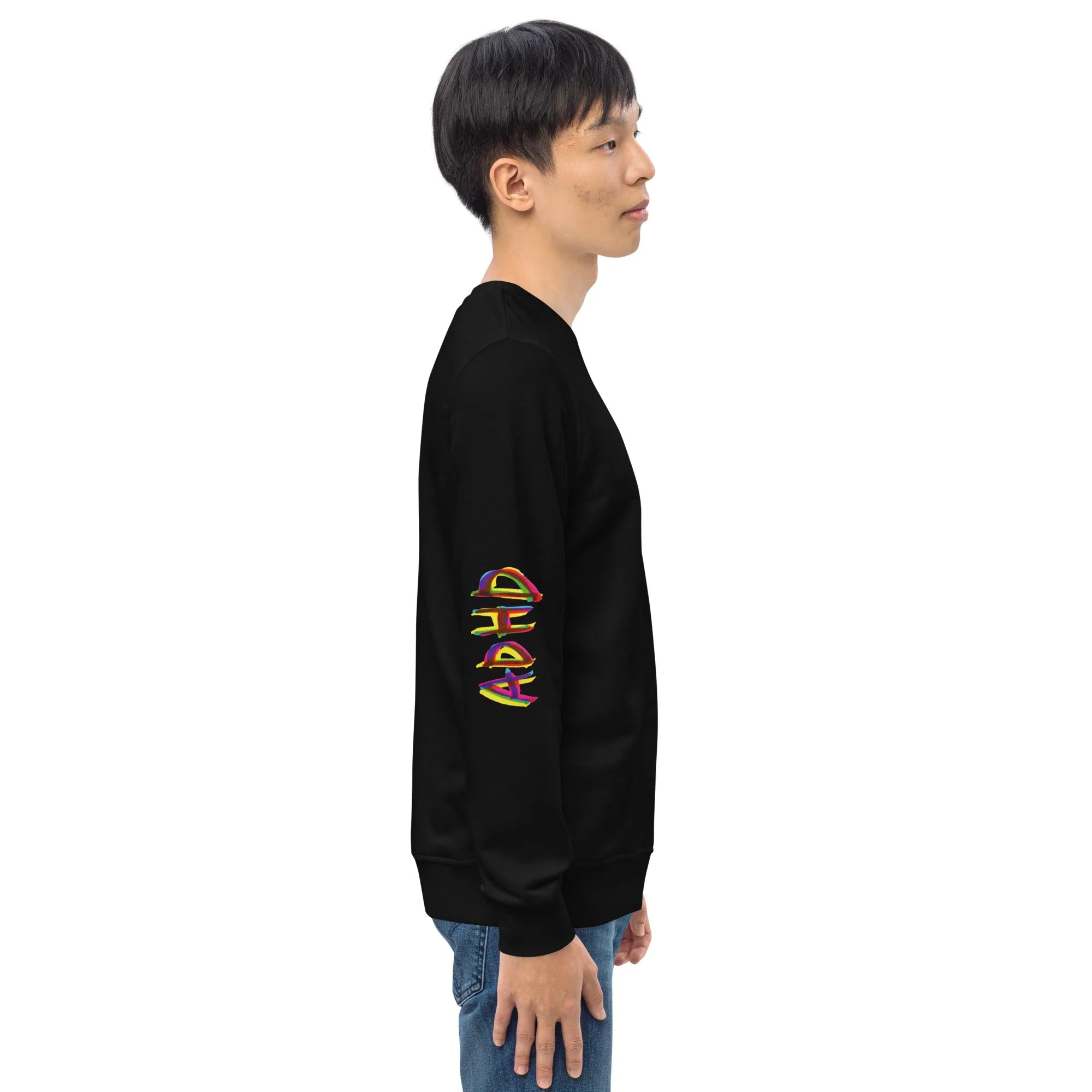 Unisex organic sweatshirt - ADHD Sleeve